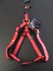 HEM AND BOO - Red Paws & Bones Harness - Small, Medium & Large
