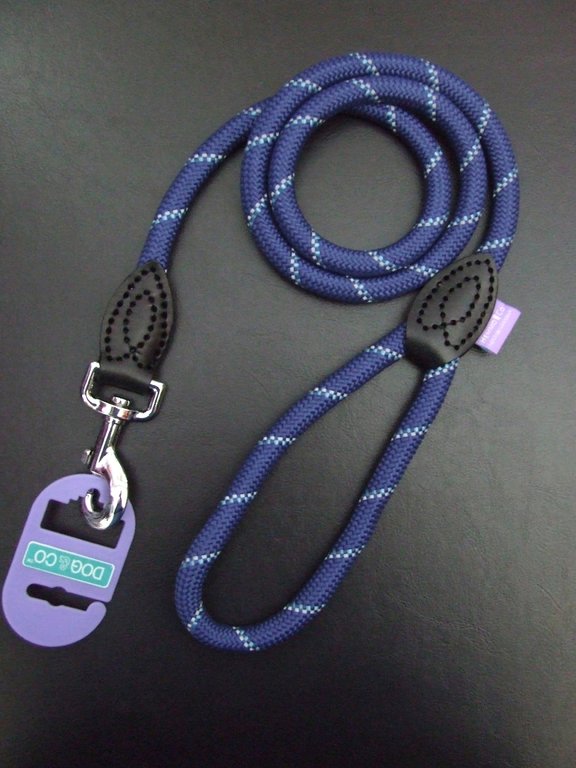 DOG & CO - Night Reflective, Mountain Rope Trigger Lead - 120cm (48 inches) x 14mm